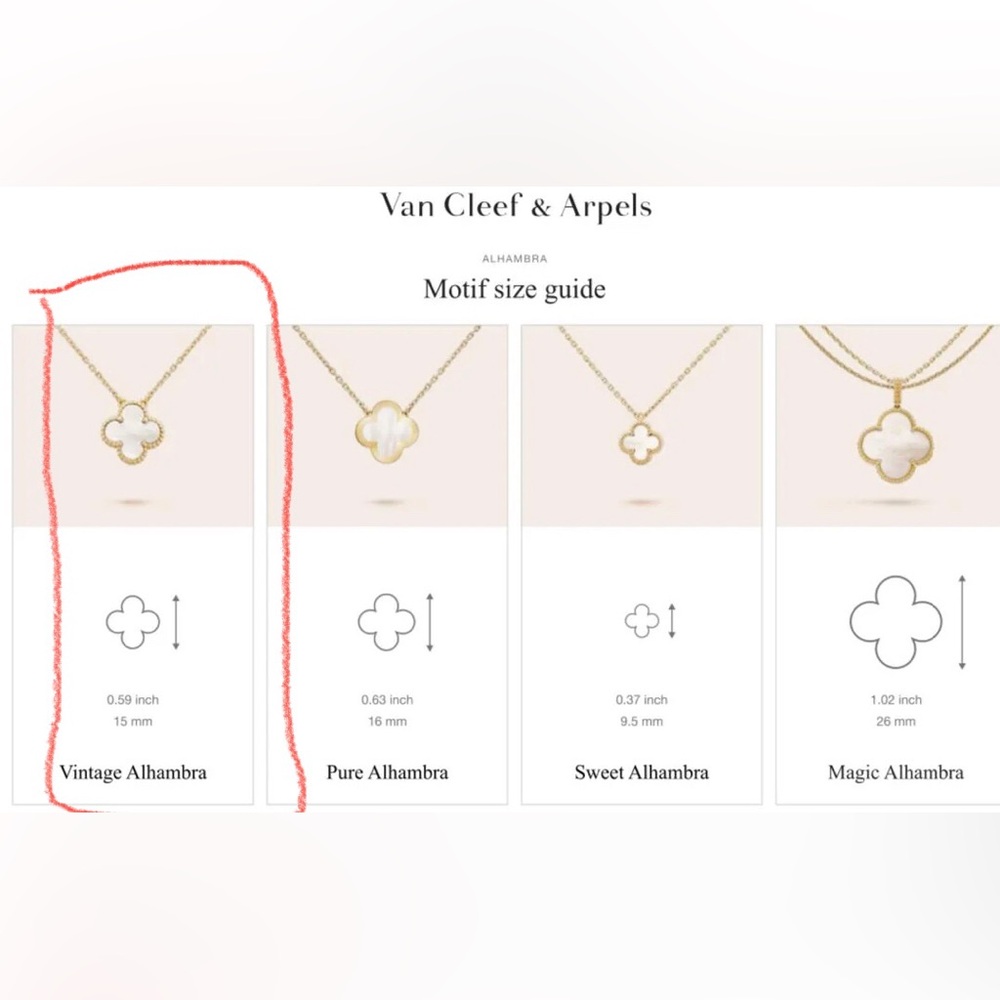 Van Cleef & Arpels 18k White Gold Mother of Pearl Alhambra Pendant - Picture 8 of 9